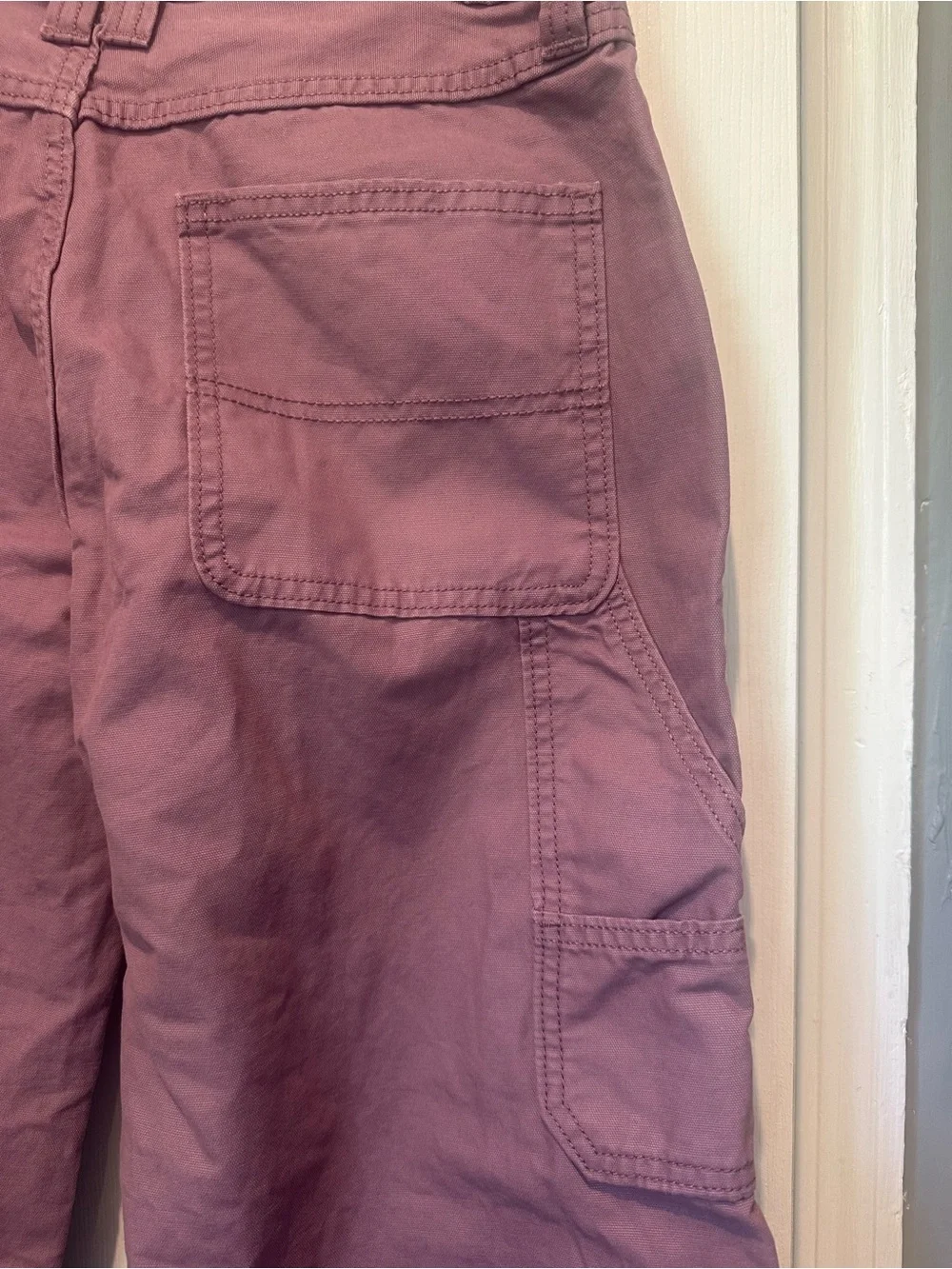 Old Navy Mid-Rise Super Baggy Wide Leg  Kids Pants purple Basil Size 16